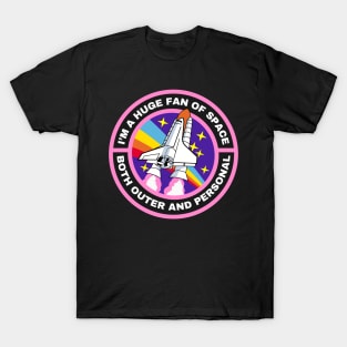 huge fan of space, both outer and personal | introvert T-Shirt